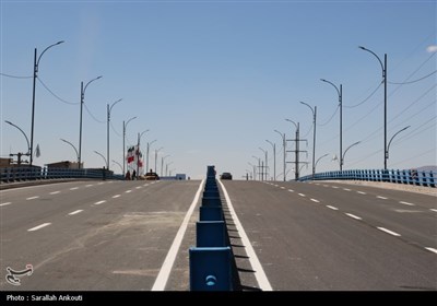 افتتاح تقاطع غیرهمسطح شهید زنگی آبادی کرمان