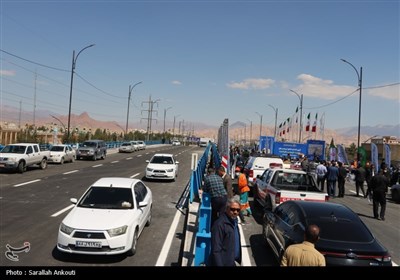 افتتاح تقاطع غیرهمسطح شهید زنگی آبادی کرمان