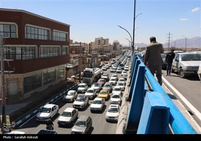 افتتاح تقاطع غیرهمسطح شهید زنگی آبادی کرمان