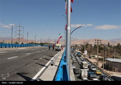 افتتاح تقاطع غیرهمسطح شهید زنگی آبادی کرمان
