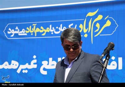 افتتاح تقاطع غیرهمسطح شهید زنگی آبادی کرمان