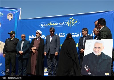 افتتاح تقاطع غیرهمسطح شهید زنگی آبادی کرمان