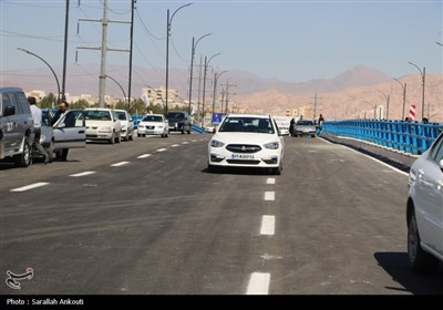 افتتاح تقاطع غیرهمسطح شهید زنگی آبادی کرمان