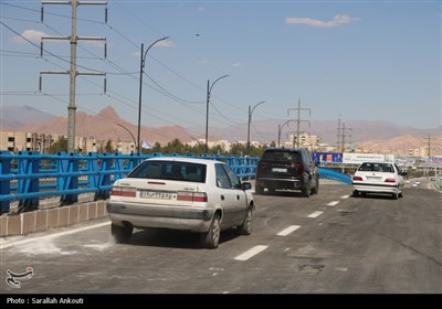 افتتاح تقاطع غیرهمسطح شهید زنگی آبادی کرمان
