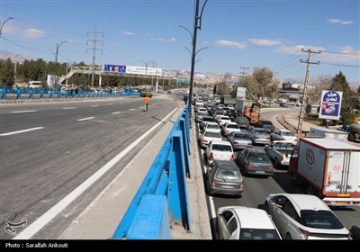 افتتاح تقاطع غیرهمسطح شهید زنگی آبادی کرمان