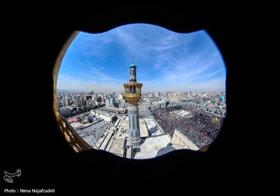 تحویل سال نو در حرم مطهر امام رضا (ع)