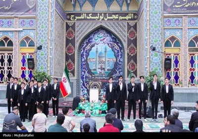 برپایی آیین آغاز سال جدید در حرم نجف ایران