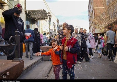 بازارگردی تبریزیها در سال جدید