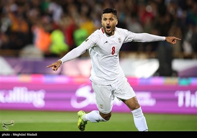 محمد محبی مهاجم تیم ملی فوتبال ایران