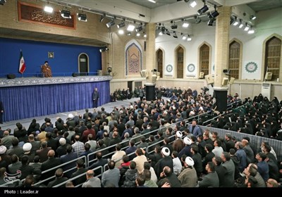 دیدار نوروزی اقشار مختلف مردم تهران با رهبر معظم انقلاب