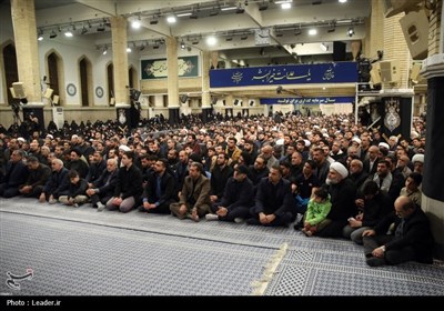 دیدار نوروزی اقشار مختلف مردم تهران با رهبر معظم انقلاب