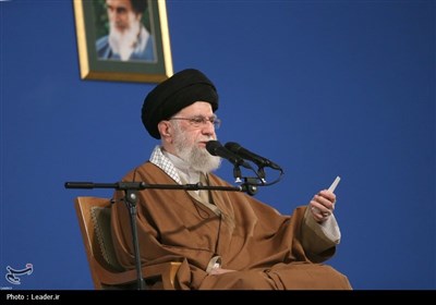 دیدار نوروزی اقشار مختلف مردم تهران با رهبر معظم انقلاب