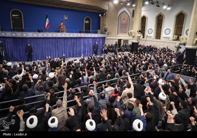 دیدار نوروزی اقشار مختلف مردم تهران با رهبر معظم انقلاب