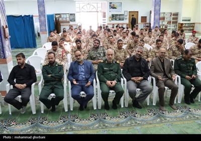 دیدار نوروزی فرمانده سپاه انصارالرضا (ع) خراسان جنوبی با سربازان