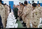 دیدار نوروزی  فرمانده سپاه انصارالرضا (ع) خراسان جنوبی با سربازان