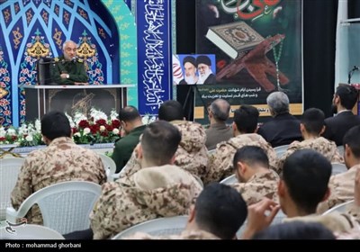 دیدار نوروزی فرمانده سپاه انصارالرضا (ع) خراسان جنوبی با سربازان