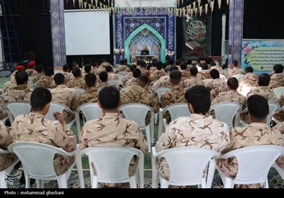 دیدار نوروزی فرمانده سپاه انصارالرضا (ع) خراسان جنوبی با سربازان