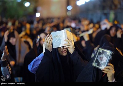 احیای شب بیست و یکم ماه مبارک رمضان در مسجد ارک