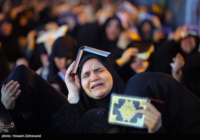 احیای شب بیست و یکم ماه مبارک رمضان در مسجد ارک