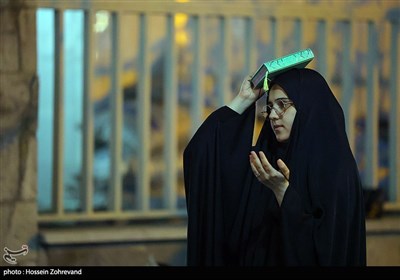 احیای شب بیست و یکم ماه مبارک رمضان در مسجد ارک