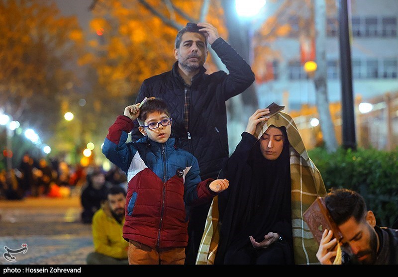 احیای شب بیست و یکم ماه مبارک رمضان در مسجد ارک