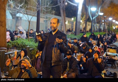 احیای شب بیست و یکم ماه مبارک رمضان در مسجد ارک