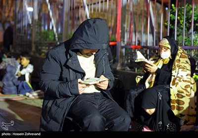 احیای شب بیست و یکم ماه مبارک رمضان در مسجد ارک