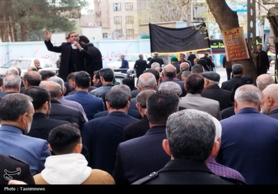 حرکت دسته عزاداری به مناسبت شهادت امیرالمومنین (ع) در شهریار