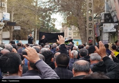 حرکت دسته عزاداری به مناسبت شهادت امیرالمومنین (ع) در شهریار