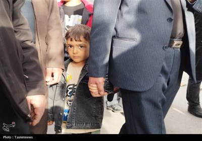 حرکت دسته عزاداری به مناسبت شهادت امیرالمومنین (ع) در شهریار