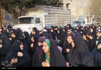 حرکت دسته عزاداری به مناسبت شهادت امیرالمومنین (ع) در شهریار