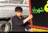 حرکت دسته عزاداری به مناسبت شهادت امیرالمومنین (ع) در شهریار