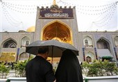 تمهیدات حرم مطهر رضوی برای بارش باران در شب قدر