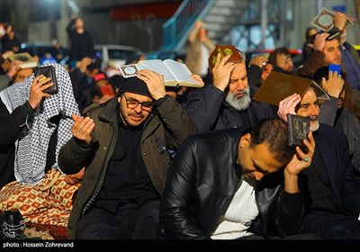 احیای شب بیست و سوم رمضان در حسینیه همدانیها