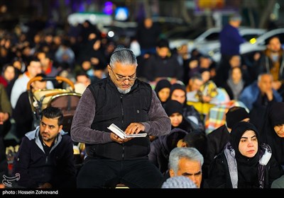 احیای شب بیست و سوم رمضان در حسینیه همدانیها
