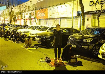 احیای شب بیست و سوم رمضان در حسینیه همدانیها