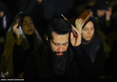 احیای شب بیست و سوم رمضان در حسینیه همدانیها