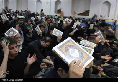 احیای شب بیست و سوم ماه مبارک رمضان در اردبیل