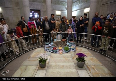 مسافران نوروزی در همدان