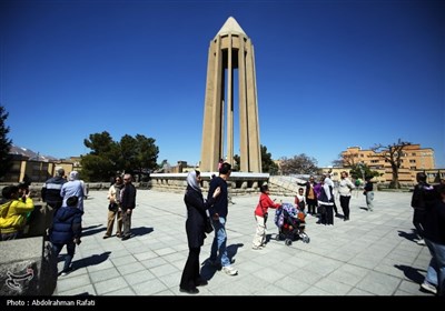 مسافران نوروزی در همدان