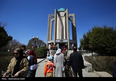 مسافران نوروزی در همدان