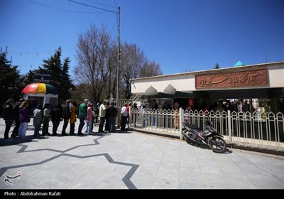 مسافران نوروزی در همدان