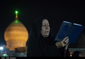 احیای شب بیست و سوم ماه مبارک رمضان در حرم حضرت شاهچراغ (ع)