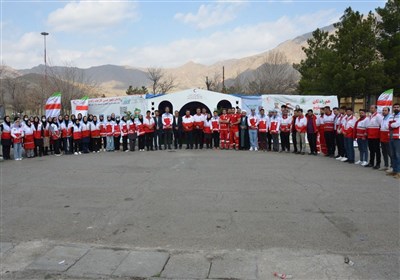 افتتاح ایستگاه طرح خدمات یکپارچه هلالاحمر در کرمانشاه