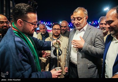 بازدید شهردار تهران از باغ راه حضرت زهرا(س)
