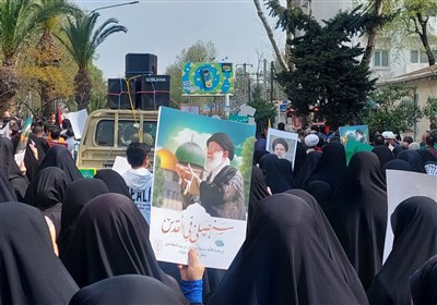 زنان و کودکان گیلانی؛ صدای مظلومیت فلسطین