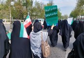 گیلان یکپارچه در حمایت از قدس؛ از کودک تا رزمنده کهنسال+فیلم
