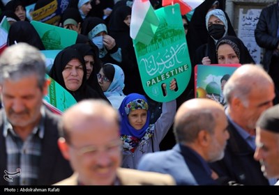 راهپیمایی روز قدس در همدان
