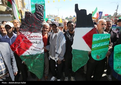 راهپیمایی روز قدس در همدان