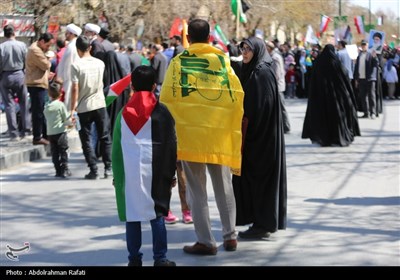 راهپیمایی روز قدس در همدان